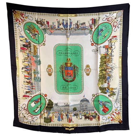 hermes promenade de paris|Promenades de Paris Hermes Scarf Early Vintage RARE .